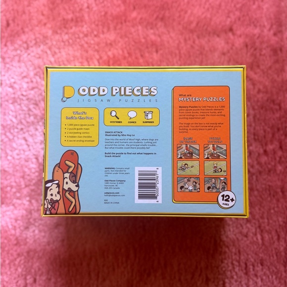 Odd Pieces Snack Attack- 1000 Piece puzzle - Picture 2 of 3